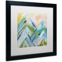 Запазена марка Изящни Арт Пейзажи сплъстени в рамка изкуство 'Колорадско синьо небе' от Кари Шмит