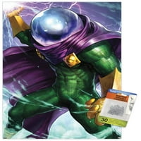 Marvel Comics - Mysterio - Miles Morales Spider -Man Wall Poster с pushpins, 14.725 22.375