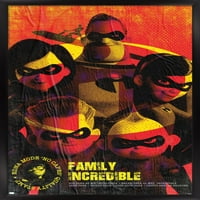Disney Pixar The Incredibles - Семейство невероятен плакат за стена, 22.375 34