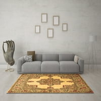 Ahgly Company Indoor Square Персийски кафяви традиционни килими, 8 'квадрат