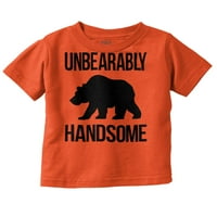 Непоносимо красив забавен мечка каламбур младежки тениска тройници бебета бебешко дете Бриско марки 5t