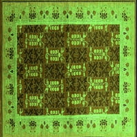Ahgly Company Indoor Rectangle Oriental Green Традиционни килими, 2 '3'