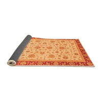 Ahgly Company вътрешен правоъгълник Ориентал оранжево традиционни килими, 6 '9'
