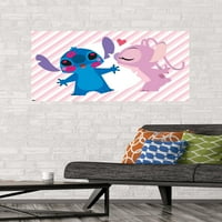 Disney Lilo и Stitch - Angel and Stitch Poster Poster, 22.375 34