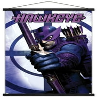 Marvel Comics - Hawkeye - Dark Reign: Hawkeye Wall Poster с дървена магнитна рамка, 22.375 34