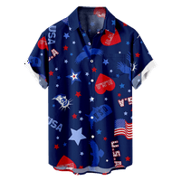 Забавна 3D графична мъжка тениска модна хавайска риза Хавайска плажна риза за лятото