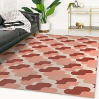 Крива розова зона килим от Кавка дизайни
