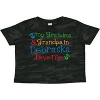 Inktastic Nebraska Баба обича ме подарък за малко дете или тениска за момиче