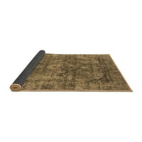 Ahgly Company Indoor Rectangle Oriental Brown Cured realial Area Rugs, 6 '9'