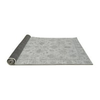 Ahgly Company Indoor Rectangle Oriental Grey Traditional Area Rugs, 8 '12'