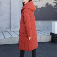 Женско палто ежедневно плътно яке с качулка джобни обратими носени джоб с цип дълъг ръкав палто палто