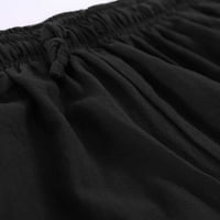 Одеерби панталони За Мъже Каприс твърди ежедневни модни ластик средновековна култура гамаши Черно
