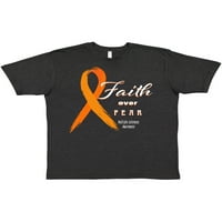 Мастическа вяра над страх множество склероза осъзнаване на оранжевата панделка тениска