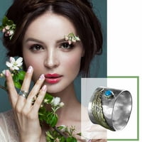 Женска мода на пръстена в положен диамантен пръстен личност женски пръстен Бижута годежен пръстен пръстени SL
