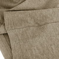 Мъжки суитшърт Дълъг ръкав суитшърти цип Пуловер Мъжки ежедневни Топ зима тениска Каки ШЛ