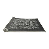 Ahgly Company вътрешен правоъгълник ориенталски сиви килими от индустриална зона, 7 '10'