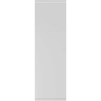 Екена Милуърк 12 в 68 х вярно Фит ПВЦ две равни плоски панелни щори, бели