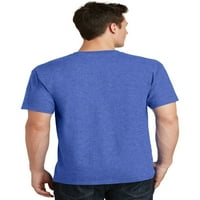 Port & Company 54oz памучен тениска Хедър Роял, S