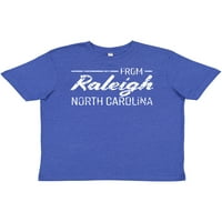 Inktastic от Raleigh North Carolina в бяла тениска за младежки текст