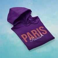 Париж Франция Банер с качулки жени -Маг от Shutterstock, женски 3x -голям
