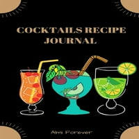 Рецепти за коктейли дневник: Коктейл Рецепта книга за Бармани над страници над рецепта; Размер
