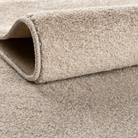 Rugs.com Ежедневна солидна колекция килим - 5 '8' Морска сол Среден килим, идеален за спални, трапезарии, дневни