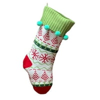Коледни чорапи Подарък чанта мека и удобна тъкан Коледна зимна празнична партия декор 3