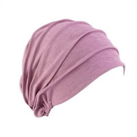 Strungten Women's Cotton Breade Hijabs Turban Elastic Head Wrap Chemo Hat Cowgirl Hat