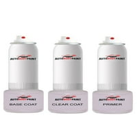 Докоснете Basecoat Plus Clearcoat Plus Primer Spray Paint Kit, съвместим с Karminrot Porsche