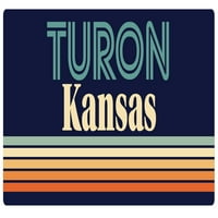 Turon Kansas Vinyl Decal Sticker Retro дизайн