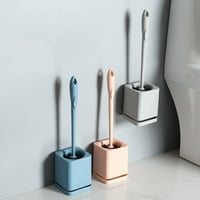 Тоалетна четка и държач комплект дълбоко чист гъвкав инструмент за четка за почистване за баня