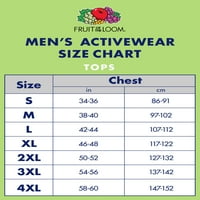 Плодове на тъкачния стан големи мъжки двойна защита УПФ мускулна риза, налични до размери 4х