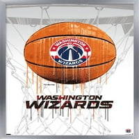 Washington Wizards - Poil Basketball Tall Poster, 14.725 22.375