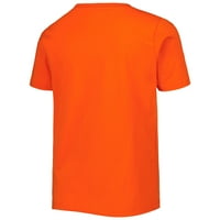 Младежки оранжеви детройт тигри повтаря тениска за лого