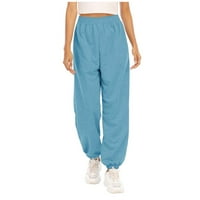 Elainilye Fashion Pants for Women Athletic Sweatpants плюс размер небрежни панталони с прави крака панталони торбисти суитчъни