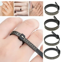 Професионален стандарт US UK EU Finger Sizer Ring Measurement Soft Relight for Wedding Band Measure Range Ring Sizer Инструменти за бижута HK