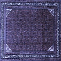 Ahgly Company Indoor Rectangle Persian Blue Traditional Area Rugs, 2 '3'