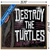Никелодеон тийнейджърски мутантни костенурки нинджа - Унищожете стената плакат, 22.375 34
