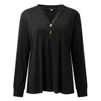 Губотаре ежедневни блузи за жени Модни дамски кухи плетени ризи с дълъг ръкав пуловери блузи ежедневни модни блузи