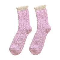 Модна домашна жена момиче меко легло под топли зимни спящи чорапи ежедневни чорапи