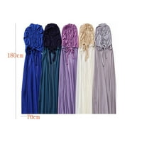 Главата шал Плътен цвят дълъг шал обвивка Шалове шифон шал за жени Мода Мъжки шал