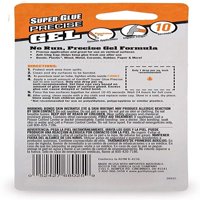 Gorilla Ultra Control Super Glue Precise Gel, 15g, Clear 3-Pack