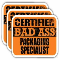 Certiefied лоши стикери за опаковане на задници