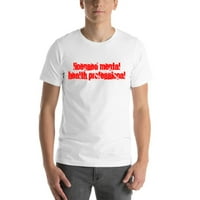 Лицензиран Психично Здраве Професионална Кали Стил Къс Ръкав Памучна Тениска От Неопределени Подаръци