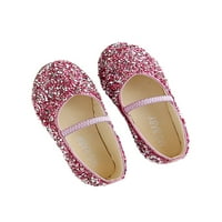 Ferndule Kids Fashion Flat Princess Shoe Wedding Angle Strip Comfort Round Toe Flats Pink 13C