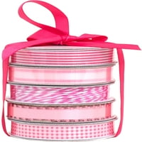 American Crafts Premium Ribbon & Twine -Spring Pink